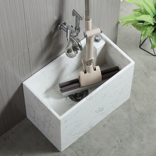 Каменный пруд пруд Дварф 35 Высокий большой прямоугольный пирс пробитый слот.