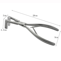 Double-sided tape hair extension pliers stainless steel multifunctional pliers barber shop hair extension pliers needle nose pliers household hair extension tools