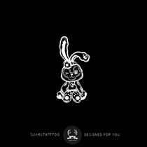 Su Xiaomu dark rabbit herbal juice sticker tattoo semi-permanent plant sticker waterproof female durable male anti-rub