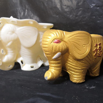 Animal pot mold cement homemade pot model plastic creative bonsai making template DIY concrete