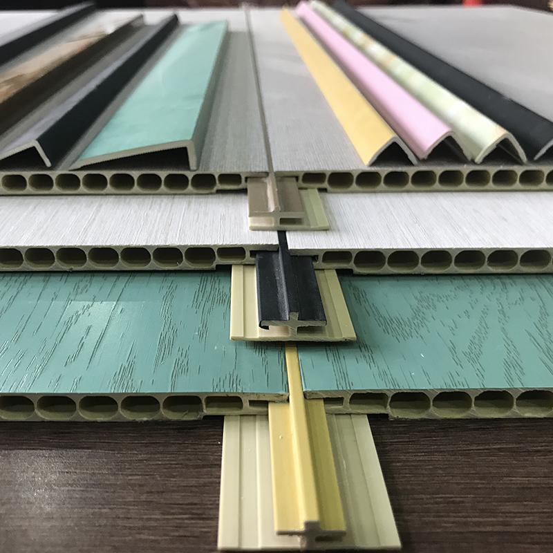 Double maternal slot integrated wood fiber integrated wall plate fast wall ceiling decoration whole room customized