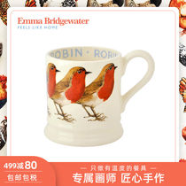 Emma Bridgewater Robin Mug Nordic hand-painted Bird Coffee Cup Personalized Ceramic Water Cup