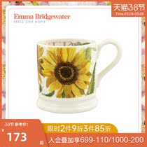 Emma Bridgewater Sunflower Mark Cup Home Glazed Down Color Ceramic Flowers Mark Cup Bag Tax