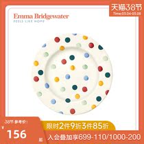 Emma Bridgewater Popoint 8 5-inch Ceramic Dishes Ins teen glazed down color Home Snack Dinner Plate