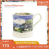 Emma Bridgewater Cornwall County Beach Mark Cup Home Glazed Painted Ceramic Mark Cup
