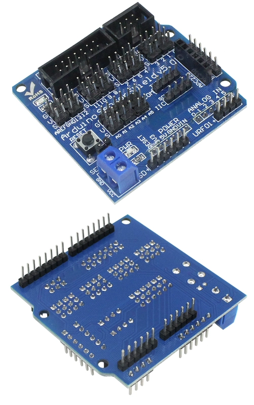 Bảng mở rộng cảm biến Arduino UNO R3 Mô-đun mở rộng cảm biến Sensor Shield V5.0