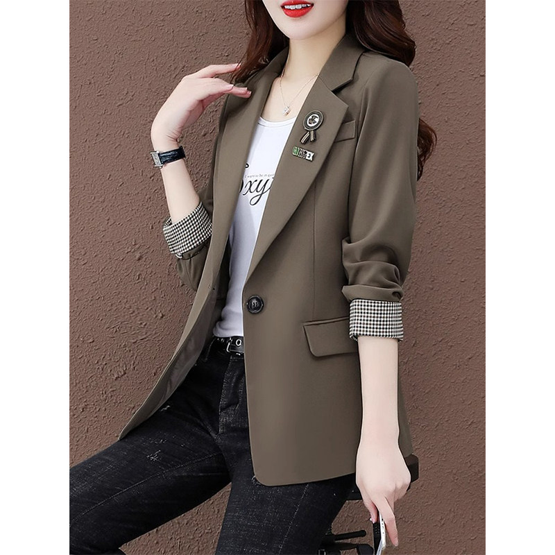 Повседневный костюм для мамы среднего возраста, куртка-ветровка, женская осенне-зимняя куртка, огромный красивый костюм в стиле 