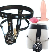 D] гвоздь*Хигарные брюки+вибрация анальный пинкет