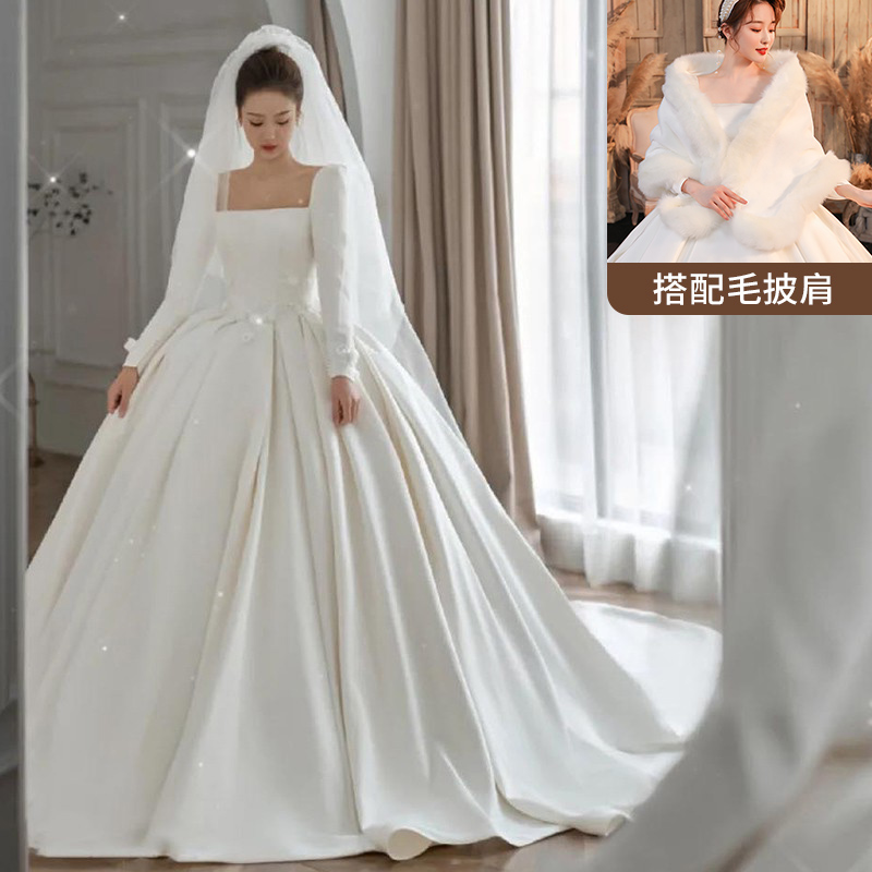  M+Ivory white trailer+hair shawl   - $15.55 