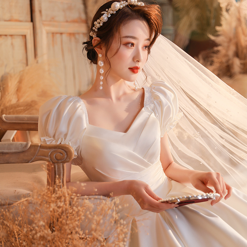 Summer advanced wedding dress, high-end, fitted Summer advanced wedding dress, high-end, fitted