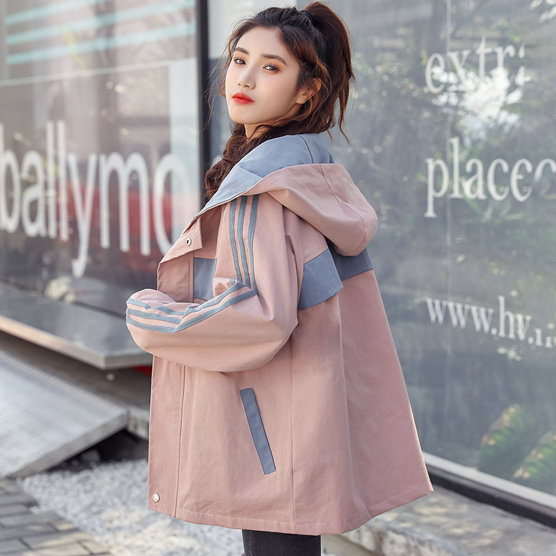 Maternity spring coat small size fashion Korean version of the belly trench coat cardigan maternity clothes coat spring and autumn outside wear loose