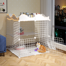 Cat Cage Home Cat Villa Big free space to put cat litter basin Cat House Small Cat Mitten Clear Barn Cat House