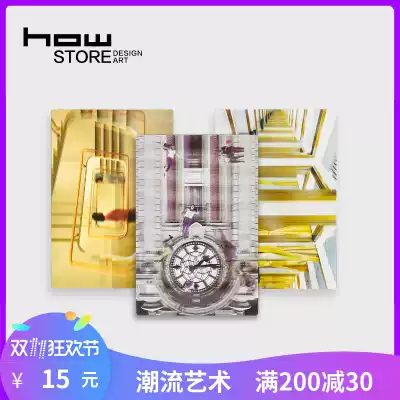 HOWstore Hao Art Museum Fictional 3D Postcard Art Card Cultural Creation