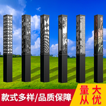 Outdoor LED square landscape light column solar square light 3 meters road light square garden villa column garden light