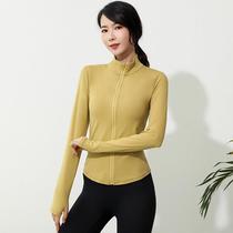 2021 Fall New Sport Suit Woman Tight Zipper Naked Feel Breathable Long Sleeve Fitness Suit Yoga Running Jacket