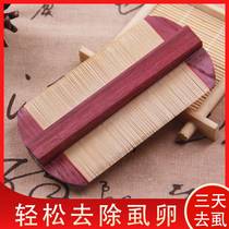 Bamboo lice comb Super dense teeth encrypted fine tooth comb Children to remove lice eggs scrape their heads to remove lice old-fashioned head lice removal