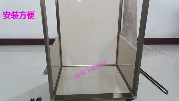 Khe cắm thẻ 1,2cm khung tủ hợp kim nhôm gốm sứ tủ gạch men nhôm tổng thể tùy chỉnh khung - Kính