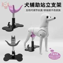 Dog auxiliary standing stand beautician fixed dog anti-lying seat pet shearing care small bench adjustable