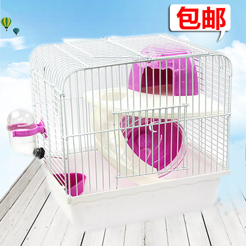 Hamster Supplies cage Small Minster Villa Hamster Cage Pet Cage Pet Hamster Cage Bilayer Breeding Hamster supplies