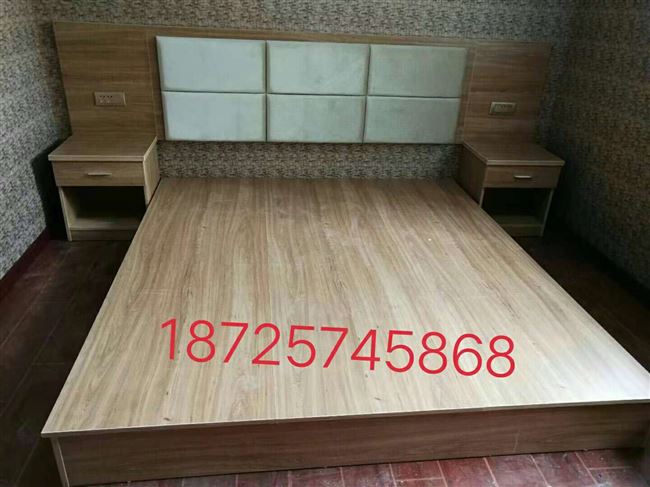 Khách sạn mềm và cứng bán trực tiếp nhà sản xuất nội thất khách sạn phòng đơn giản khách sạn giường ngủ tiêu chuẩn phòng đầy đủ bộ tủ TV - Nội thất khách sạn tủ quần áo giá rẻ