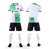 Liverpool jersey 23-24 season away game team uniform summer short-sleeved Salah customized football uniform suit for men