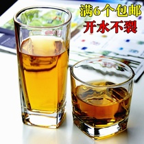 Xiangxin hair Star octagonal simple square beer glass whiskey glass square glass square thick tea