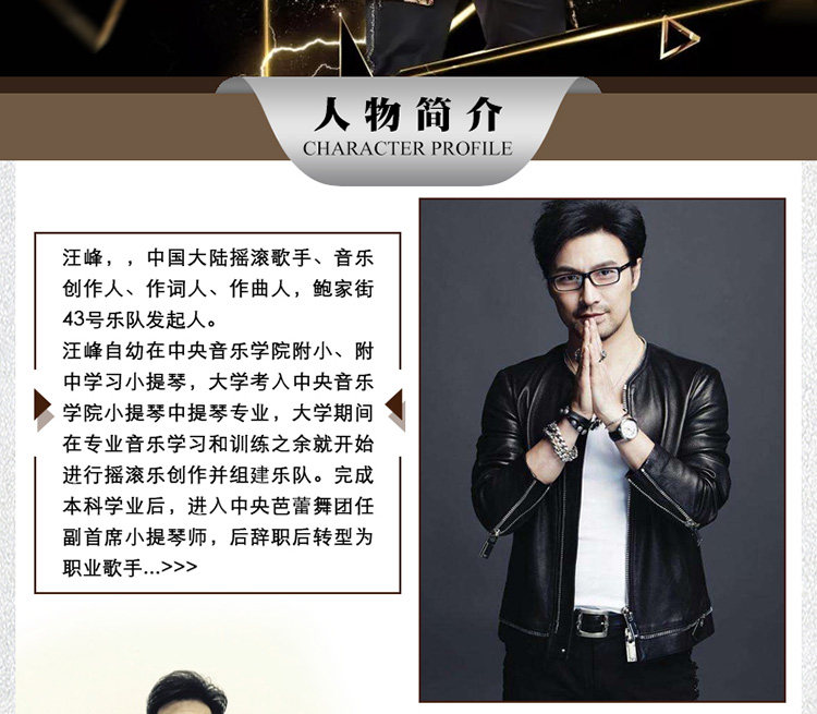 3 cds Chinese pop music CDs album Wang Feng 汪峰专辑 精选