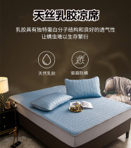 Cool mat Ice silk mat washable bed hat summer bed three-piece set Latex bed skirt Ice mat mattress dual-use