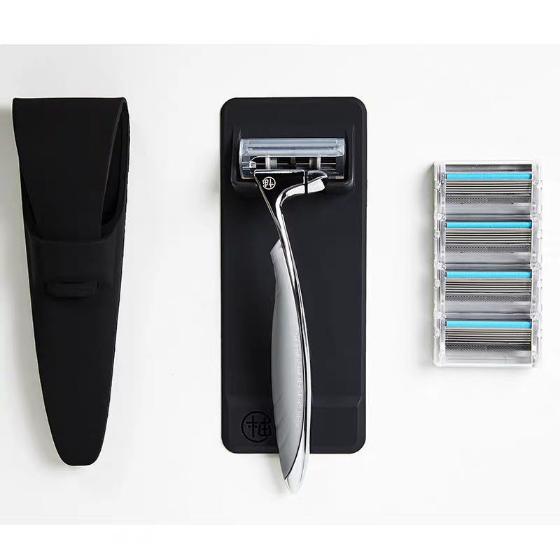New Qingyou Workshop Men's Razor with Four Blades, Personalized Handmade Shaving Razor with Five-Layer Blades, German-Made