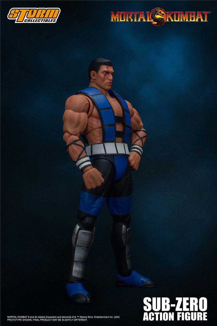 ゲームキャラクター Storm Collectibles Sub-Zero Storm Toys Mortal Kombat Sub-Zero 1/12 Collectible Action Figure