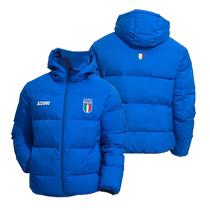 Official merchandise of the Italian national team) New blue cotton clothing easy for men and women in the same child clothing bread