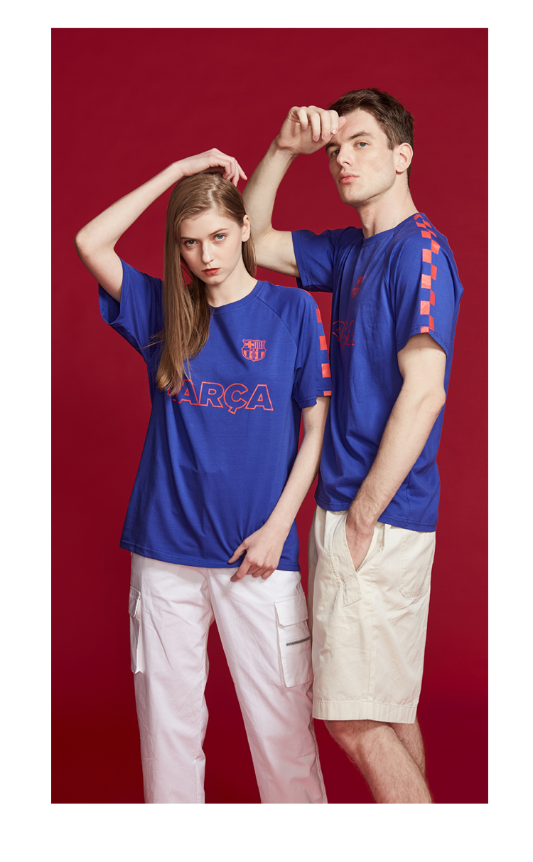Barça Unisex Raglan Sleeve T-shirt