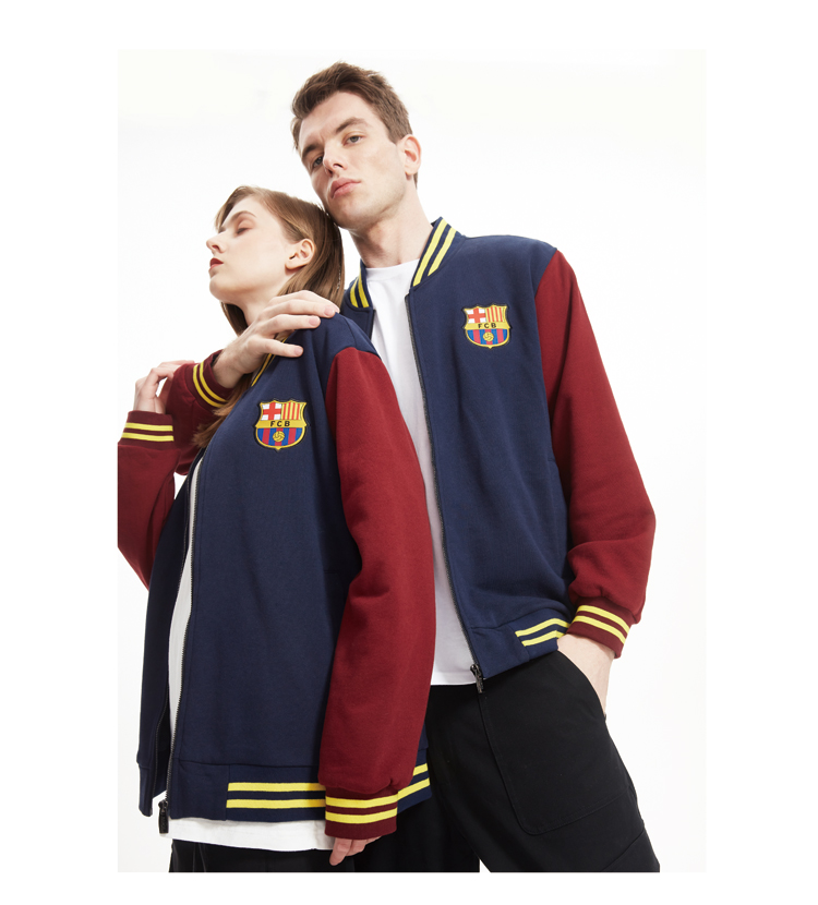 Barça Official Fashion Unisex Baseball Jackets