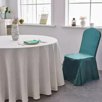 Hotel banquet chair cover double-sided satin wedding chair cover restaurant stool universal special dining room dining room dining chair cover cover custom
