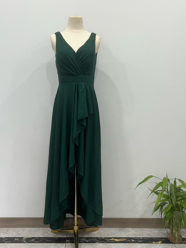 Foreign Trade Fashion Sexy V-Neck Chiffon Dress for Women, Light Luxury Style with Irregular Hem, Summer Evening Gown Long Dress Foreign Trade Fashion Sexy V-Neck Chiffon Dress for Women, Light Luxury Style with Irregular Hem, Summer Evening Gown Long Dress