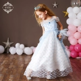 Наряд маленькой принцессы, вечернее платье, юбка на девочку, костюм, в западном стиле, детский подиумный костюм