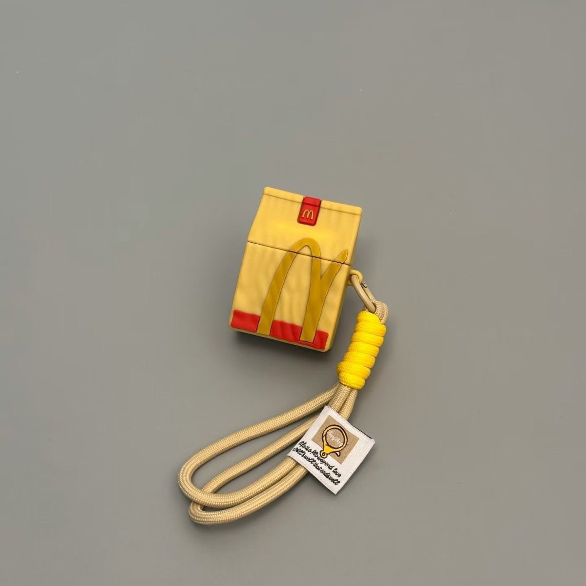 Novelty McDonald’s French Fry Bag with Carabiner AirPods Case