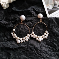 Серьги из жемчуга, серебро 925 пробы