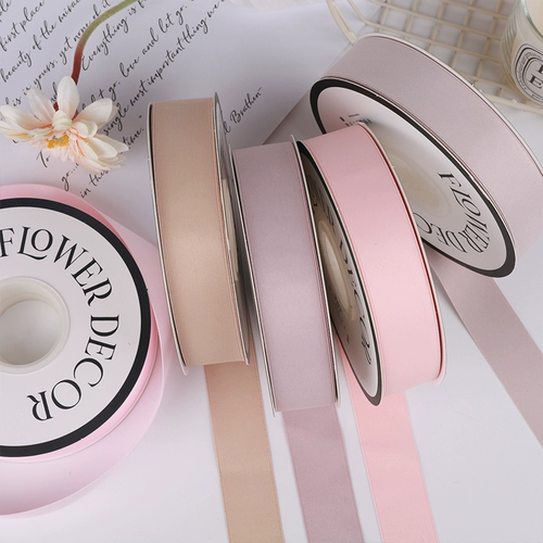 Новый чистый цвет полиэфир хлопковая полоса цветочный букет Упаковка