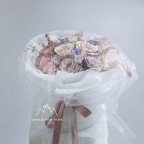 Fairy yarn Floral rose flower packaging mesh Yarn package flower paper Snow yarn Korean yarn curtain bouquet packaging material Yarn net