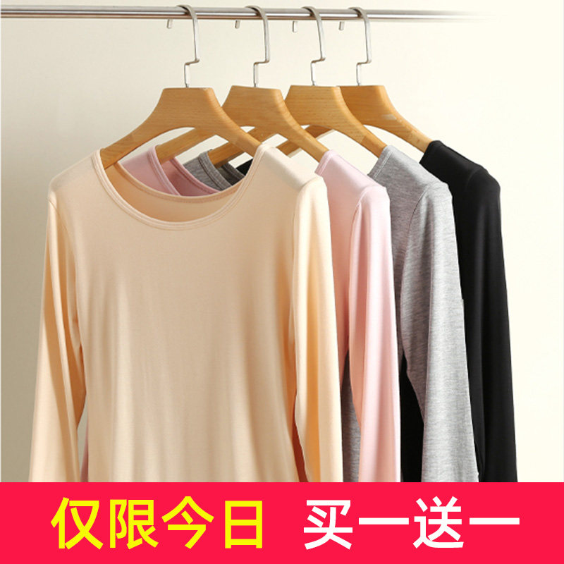 Middle aged fever Fever Clothes Women Suit Blouse Blouse Clothes Pure Cotton Thin middle aged undershirt Autumn spring Modale