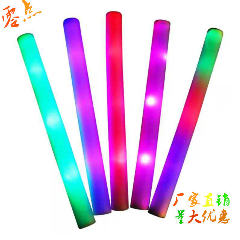 Bar atmosphere props colorful sponge foam nightclub Color Aid bar night flash glow stick glow stick glow stick concert