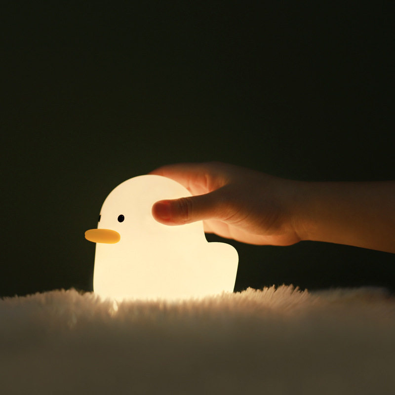 MUID ) Dull Duck Sleep Lamp sleeping lamp silicone night lighting sensory sleep gift