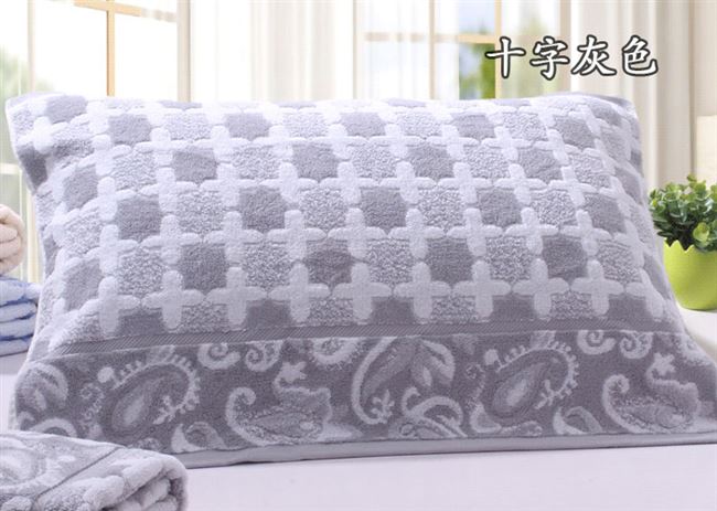 Học sinh tăng ni khăn gối dày hơn vải cotton tinh khiết phong cách châu âu cặp dài gối khăn khăn kiểu cổ - Khăn gối