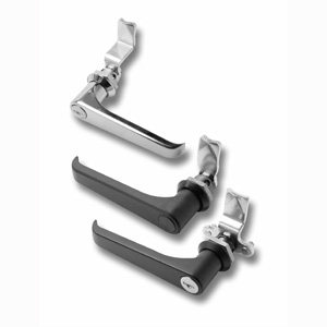 DIRAK quarter-turn lock with L-handle Pr20 1 L18 model 200-9428