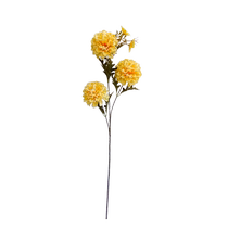 Simulated 3-head princess rose wedding hall soft decoration floral rose core-wrapped wedding flower arrangement road lead flower arrangement window