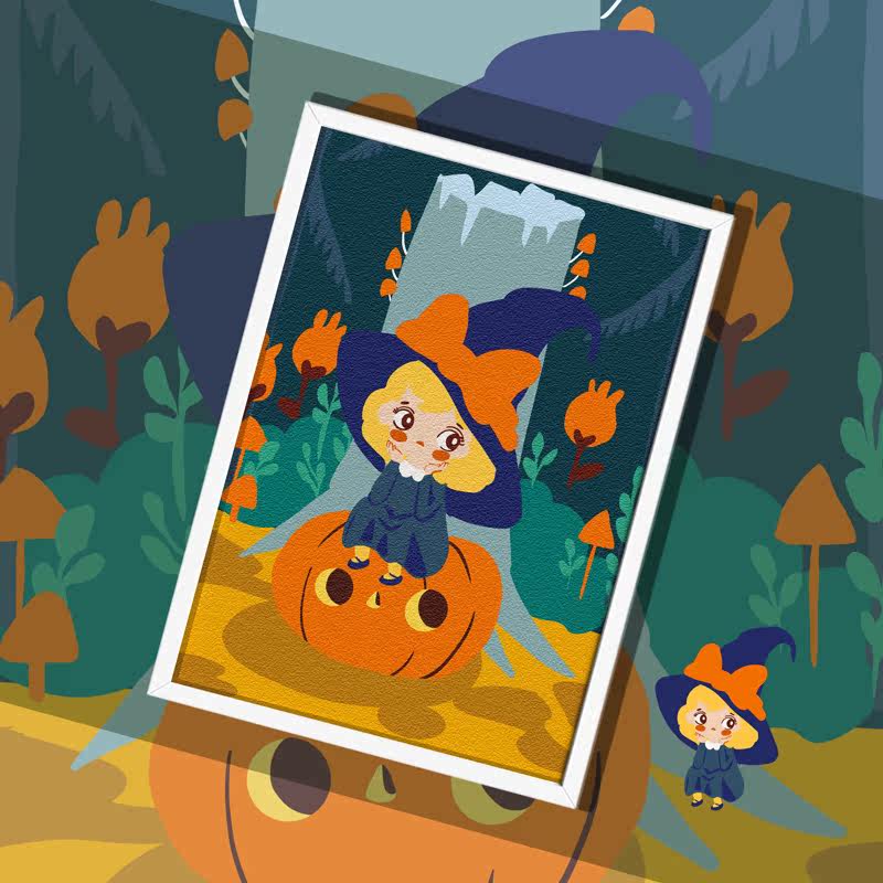 Time Artisan P Cute Cartoon Pulp Painting National Treasure United Out Handmade Diy Digital Color painting Animals