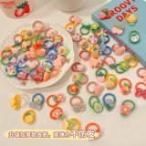 Детская маленькая резинка, безвредный аксессуар для волос, 0-3 лет, не повреждает волосы