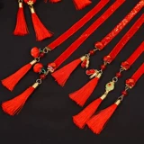 Ханьфу, детский аксессуар для волос, праздничнная повязка на голову с кисточками, китайский стиль