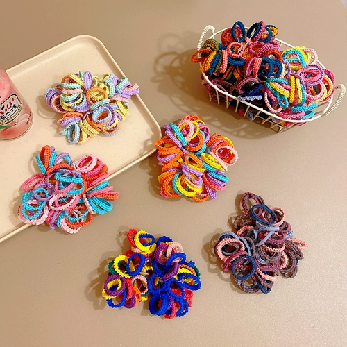 Маленький детский аксессуар для волос, эластичная безвредная детская резинка, не повреждает волосы